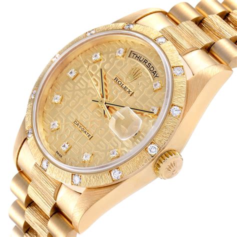 rolex day date 18k yellow gold price|rolex presidential day date gold.